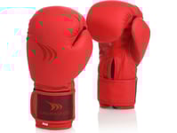 Yakimasport Mars Matt/Röd 8 Oz Boxningshandskar