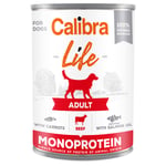 Ekonomipack: Calibra Dog Life Adult 12 x 400 g - Nötkött med morötter