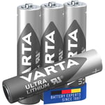 Varta Batteri VARTA Ultra Litium LR03/AAA 4-Pack Lithium AAA/LR03 4-p 6103301404
