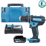 Makita DHP482Z LXT 18V Combi Drill With 1 x 5.0Ah Battery, Charger, Case & Inlay