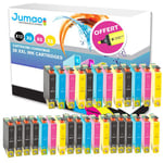 30 cartouches d'encre Jumao compatibles pour Epson WorkForce-WF 7610DWF