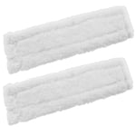 SPARES2GO Spray Bottle Glass Cleaner Pads for Karcher Window Vac Vacuum (Pack of 2)