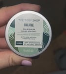The Body Shop Breathe Calm Balm Travel Sample 15g Body Face Vegan Essential Oil