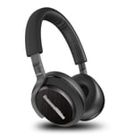 Textured Skin Stickers for Bowers and Wilkins PX5 Headphones (Silverblack Wood)