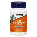 NOW Foods - GTF Chromium,  200mcg Variationer 100 tablets