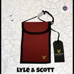 Lyle & Scott Bag Red Shoulder bag Neck pouch bag