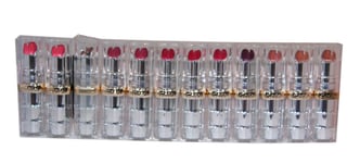 12 x Loreal Color Riche SHINE Collection Lipsticks | Clear cases | Mixed Shades
