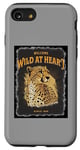 Coque pour iPhone SE (2020) / 7 / 8 Welcome Wild at Heart (grand chat guépard)
