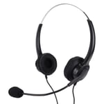 Call Center Headset 3.5mm Computer Phone Headset With Mic For Web Seminars O BLW