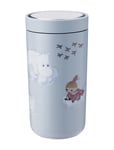 To Go Click Termokop 0.2 L. Moomin Soft Cloud Home Tableware Cups & Mugs Thermal Cups Blue Stelton
