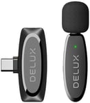 Delux DM11C trådløs USB-C mikrofon