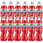 Fanta Fruit Twist Zero Sugar 500ml Bottles - 12 Pack (Gluten Free & Vegan)