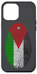 iPhone 15 Pro Max Jordan Flag Fingerprint It is in my DNA Gift for Jordanians Case