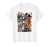 Crash Bandicoot Retro Vintage Crash Aku Aku Graffiti Poster T-Shirt