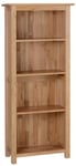 Nimbus Oak Narrow Bookcase