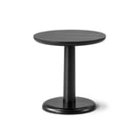 Fredericia Furniture - Pon Sofa Table Ø40 cm, Svartlackerad ek - Småbord & sidobord