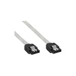 InLine 27303R 0.3m Transparent câble SATA - Câbles SATA