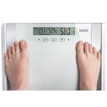 Tatkraft Fitness Digital Body Scale 200kg / 440Lbs Fat Bone Mass Hydration Muscle Analyzer 39X30cm with Large LCD