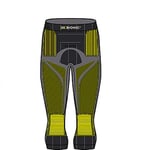 X-Bionic Energy Accumulator 4.0 Men's 3/4 Trousers, Mens, Pants, EA-WP07W19M-G099-XXL, Charcoal/Yellow, XXL