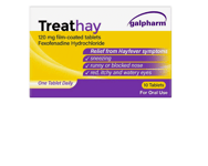 Treathay Hayfever Allevia Equivalent | 10 Tablets | Fexofenadine 120mg
