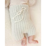 First Impression Shorts by DROPS Design - Baby shorts Strikkeoppskrift - 3/4 år