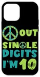iPhone 12 mini Peace Sign Out Single Digits Tennis 10 Years Old Birthday Case