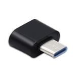 USB-C (han) til USB 3.0 OTG adapter - Lav dit Type-C stik til en USB indgang - Sort