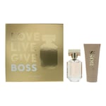 Hugo Boss The Scent For Her 2 Piece: EDP 50ml - Body Lotion 100ml For Women