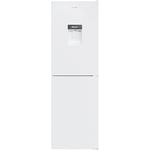 Candy CCT3L517FWWK Freestanding 55cm Wide, Low Frost Fridge Freezer, Non-Plumbed Water Dispenser 252L Capacity, White