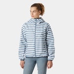 Helly Hansen Women's Graphic Rain Jacket Marinblå S