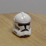 Lego Minifigure Star Wars Clone Trooper Helmet Black/White x1