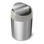 Papperskorg Simplehuman Mini CW2084 1,5 L Borstad Stål