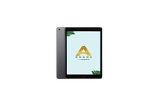 [uppgradera det] Apple iPad 2020 (Betyg A) 128GB, 8:e generationen, Space Gray - utan kablar/adaptrar.