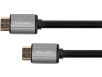 Kruger&amp Matz HDMI - HDMI-kabel 1m svart (KM1203)