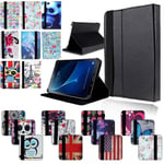 Folio Leather Stand Cover Case For 7" 8" 10" Samsung Galaxy Tab 2 3 4 + Stylus