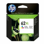 Original HP 62XL Tri-Colour Ink for HP Envy 5546 Photo All-in-One printer!