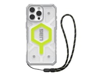 Uag Pathfinder Clear Magsafe Series - Baksidesskydd För Mobiltelefon - Magsafe-Kompatibilitet - 20 % Återvunnet Material - Active Neon - För Apple Iphone 16 Pro