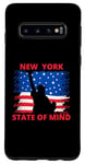 Coque pour Galaxy S10 New York State of mind New York City Drapeau américain