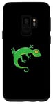 Coque pour Galaxy S9 Gecko vert