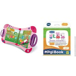 VTech - MagiBook Starter Pack Rose, Livre Interactif Enfant – Version FR & Magibook-Peppa Pig, 480405 - Version FR