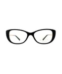 Bvlgari Oval Black Womens Glasses Frames - One Size