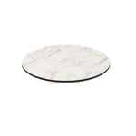 Bordsskiva i kompaktlaminat, 110x70 cm, White Marble