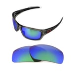 NEW POLARIZED REPLACEMENT GREEN LENS FOR OAKLEY DOUBLE EDGE SUNGLASSES