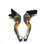 WYYYFA Motorcycle Brake Clutch Lever For YAMAHA MT-03 MT03 MT 03 2005-2014,Motorcycle Folding Extendable Brake Clutch Levers