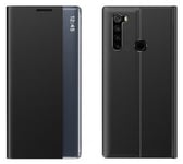 Flip Fodral Slim - Xiaomi Redmi Note 8T Svart (time-view)