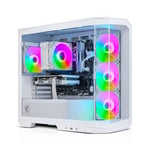 AWD-IT PANO Intel i5 12400F DDR5 RTX 4060 8GB White Desktop PC for Gaming
