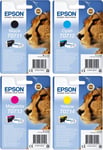 Epson T071 Cheetah Black/Cyan/Magenta/Yellow Ink Cartridge Bundle Stylus DX4000