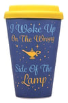 Disney Aladdin Bamboo Genie Lamp Travel Mug Coffee Tea Hot Beverage Cup Gift New