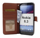 New Standcase Wallet Nokia 8.3 (Brun)
