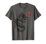 Ninjutsu Bujinkan Dragon Symbol ninja Dojo training kanji T-Shirt